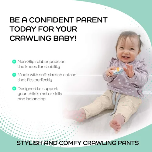 Vista 2 de Baby Jogger Crawling Pants Organic Cotton Unisex (6-12 Mo)