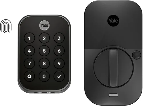 Vista 17 de Yale Assure Lock 2 Touch - Cerrojo inteligente de huellas dactilares, gamuza negra Wi-Fi (paquete de 2)