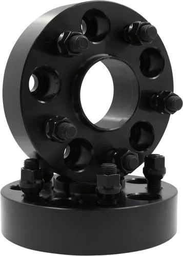 Vista 13 de Wheel Accessories Parts 2 adaptadores de espaciadores de rueda centrados en buje 5 en 4.724 in 0.197x4.724 in 1.00" de grosor 0.551 in 1.50