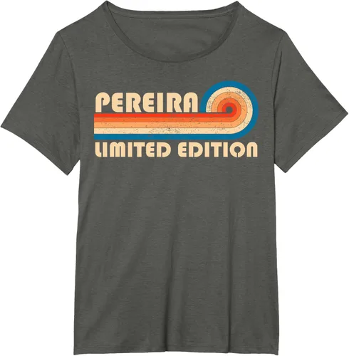 Vista 45 de PEREIRA - Camiseta vintage con apellido retro de los años 80 y 90, Negro