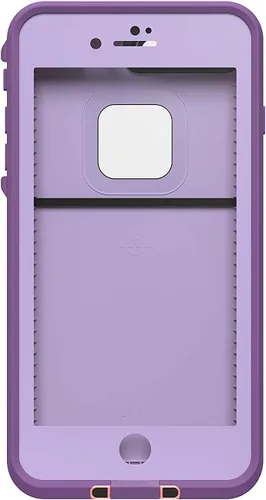 Vista 2 de Funda blindada Lifeproof serie Frē de Otterbox para iPhone 7 Plus y 8 Plus, color negro/lima