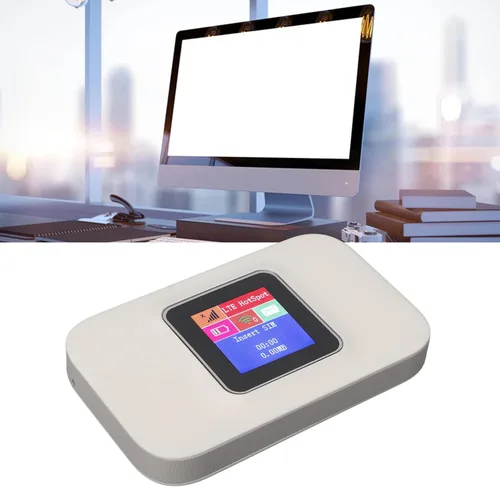 Vista 3 de Enrutador de bolsillo 5G 300Mbps, router móvil con ranura para tarjeta SIM, mini enrutador inteligente para el hogar de Europa, enrutador de red