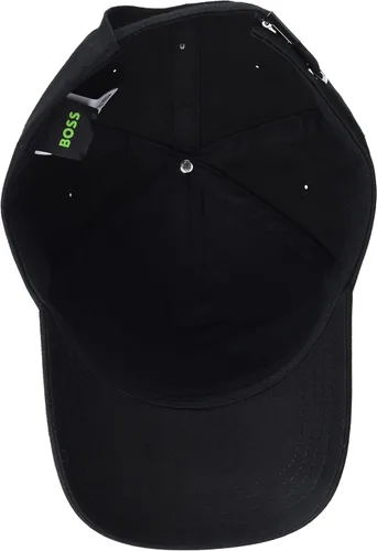 Vista 3 de BOSS Sombrero de sarga de algodón con logotipo curvado para hombre