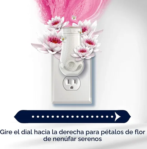Vista 5 de Glade PlugIns Refills with CustomScent Technology, Eucalyptus & Waterlily, 1 Warmer + 2 Refills