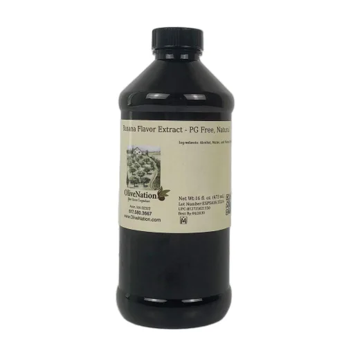 Vista 7 de Olivenation Extracto puro de plátano 4 oz. All Natural Sugar Free Liquid Adds Sweet Tropical Taste/Aroma in Baked Goods, Sauce, Frosting/Fillings