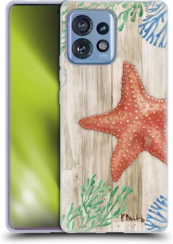 Vista 20 de Head Case Designs Officially Licensed Paul Brent Agate Mermaid Coastal Soft Gel Case Compatible with Moto Edge 40 Pro/Plus 2023