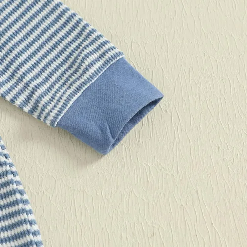 Vista 6 de Kuriozud Ropa para Recién Nacido Bebé Unisex Niño Niña Mameluco con Botones Mono Conjunto Básico de Una Pieza