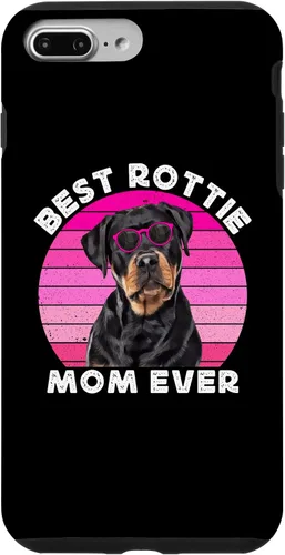 Vista 12 de Funda para iPhone 12 mini Rottweiler Mom para mujer, diseño vintage de Rott Mama Rottie