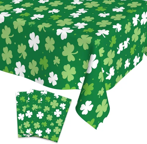 Vista 9 de Decoraciones para Fiestas de Fútbol, Paquete de 2 Manteles de Plástico para Fútbol (54x108 Pulgadas), Cubiertas de Manteles Rectangulares