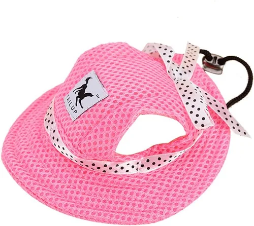Vista 10 de Gorra pequeña de princesa para mascotas, para exteriores, para perro, gato, ocio, protección solar, visera de protección solar, para verano