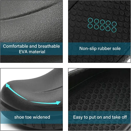Vista 5 de phurnit Chef Shoes Men - Non Slip Oil Resistant Waterproof Safety Work Shoes Kitchen Shoes for Men Nursing Shoes Garden Shoes Men Women Indoor and
