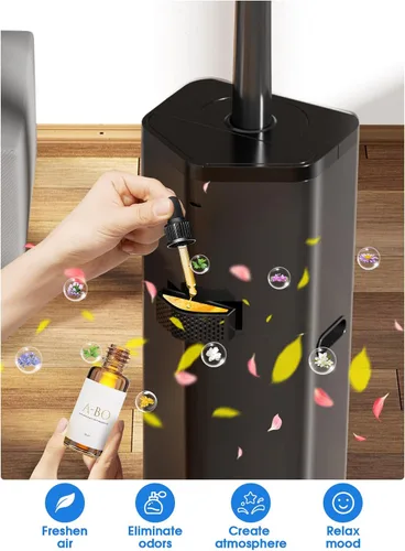 Vista 6 de Humidificadores de 5 galones para dormitorio, habitación grande, 2800 pies cuadrados, humidificadores silenciosos de 19 litros para habitación