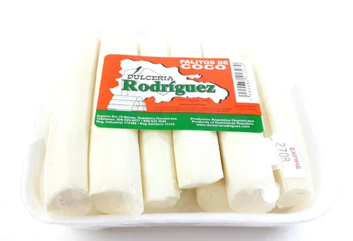Vista 2 de Palitos de Coco Dulce Dominicanos Postre Palitos de Coco Dulce 3 Pack