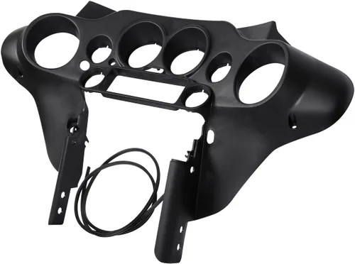 Vista 11 de Green-L Cubierta pintada del velocímetro de carenado interior para Harley Touring Street Electra Glide 1996-2013 (resplandor rojo Ember)