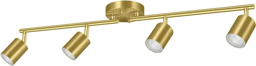 Vista 17 de Accesorios de iluminación de pista de techo negro, accesorio de iluminación de cocina, kit de luz de pista de 4 luces de 30", luces de techo LED