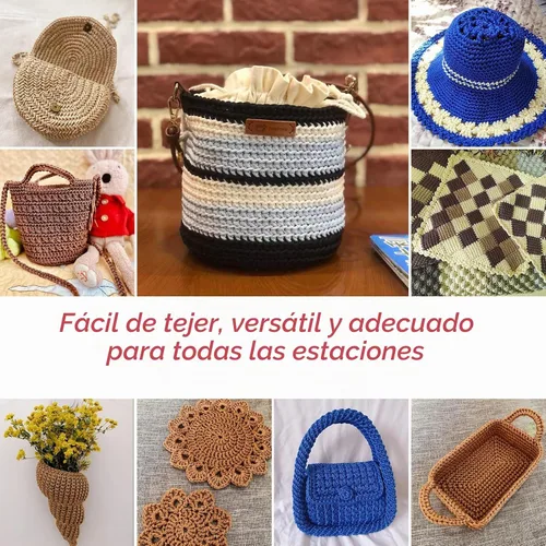Vista 6 de Maxee Cordón de macramé de poliéster de alta calidad de 0.118 in × 218 yardas, 0.118 in, 100% polipropileno, ideal para ganchillo, ganchos de pared