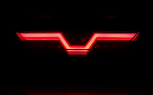 Vista 7 de iJDMTOY Foglamp LED trasera de lente ahumada compatible con Ford Mustang 2015-2017, montaje de luz trasera LED roja completa funciona como luz