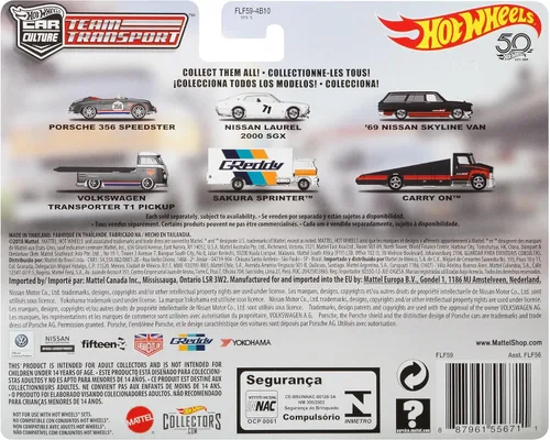 Vista 8 de Hot Wheels Equipo de transporte Sakura Sprinter