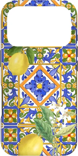 Vista 30 de Sicilian,Italian,Summer,Tiles,Citrus,Mosaic,Majolica Art Case for iPhone 17