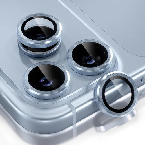 Vista 142 de Choiche Compatible para iPhone 16 Pro/iPhone 16 Pro Max Protector de Lente de Cámara, Vidrio Templado 9H Protector de Pantalla de Cubierta de Cámara