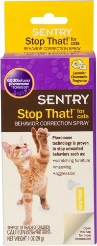 Vista 2 de Spray corrector del comportamiento, para gatos, 1 onza, de Sentry