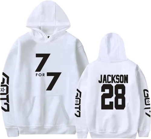 Vista 12 de Xkpopfans Kpop GOT7 Sudadera con capucha para conciertos Mark Jackson Bambam JB Chaqueta