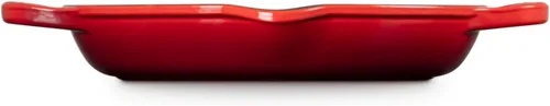 Vista 3 de Le Creuset Parrilla redonda profunda de hierro fundido esmaltado, 9.75 pulgadas, color cereza
