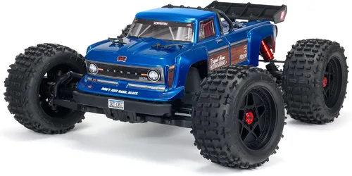Vista 12 de ARRMA Camión RC Outcast 4X4 4S BLX 1/10 4WD Camión de acrobacias RTR (batería y cargador no incluidos), rojo, ARA4410V2T4