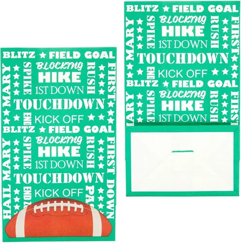 Vista 7 de Juvale Bolsas de golosinas de fútbol – Paquete de 36, papel verde, 5.3 x 8.7 x 3.3 pulgadas, bolsas de aperitivos de fútbol para niños y recuerdos