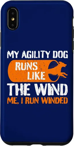 Vista 7 de iPhone 14 Dog Agility Handler - My Dog Runs - Funny Dog Agility Case