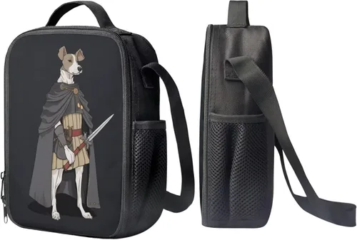 Vista 4 de Juego de mochila y bolsa de almuerzo para niños y niñas, mochila escolar portátil y ligera de 17 pulgadas con lonchera y estuche para lápices