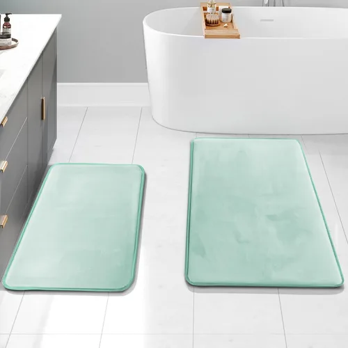 Vista 87 de Clara Clark tapete para baño, regadera o tina, de gomaespuma, negro, antiderrapante Camel Oro