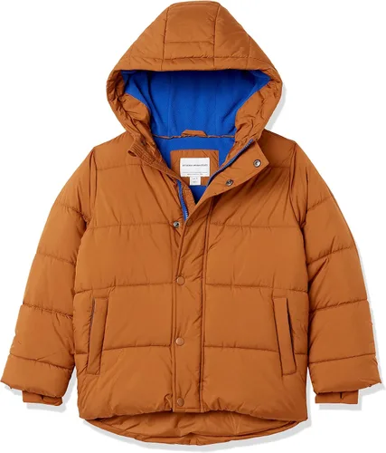 Vista 13 de Amazon Essentials - Chaqueta abullonada resistente con capucha para bebés, niñas pequeñas y niños Negro