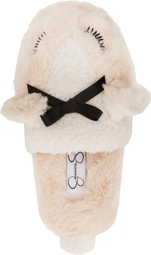 Vista 4 de Jessica Simpson Unisex-Child Cute and Cozy Plush Slip on House Slippers with Memory Foam
