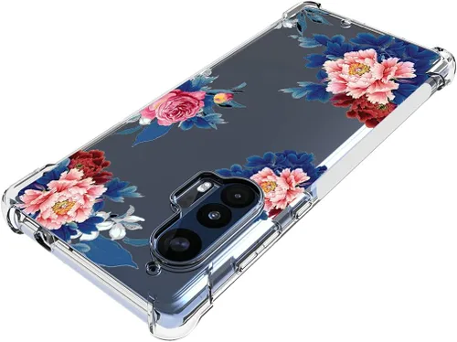 Vista 5 de Funda para teléfono para Moto Edge Plus, para Motorola Edge +, transparente, delgada, a prueba de golpes, suave, flexible, TPU, funda protectora