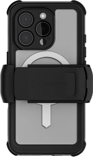 Vista 20 de Ghostek NAUTICAL - Funda impermeable para iPhone 14 con protector de pantalla, clip para cinturón, compatible con MagSafe, protección extremadamente