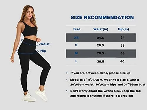 Vista 7 de NEPOAGYM Leggings de cintura alta para mujer, sin costuras frontales, leggings de yoga ligeros de 2528 pulgadas, 78 pulgadas y longitud completa