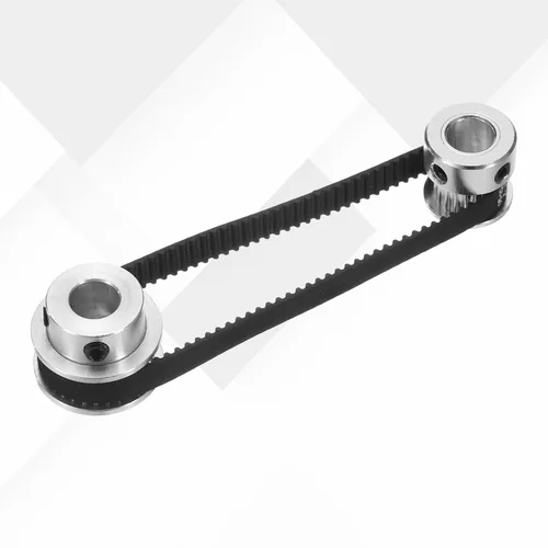 Vista 4 de MECCANIXITY 3.780 in GT-2 correa dentada, 5pcs 0.354 in ancho 0.079 in paso impresión 3D GT-2 correa dentada caucho de bucle cerrado, negro