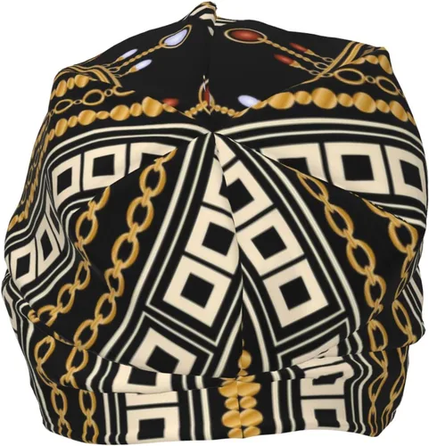 Vista 53 de Gorro africano holgado para adultos, tejido elástico, de calavera, gorro de invierno para exteriores para mujeres y hombres