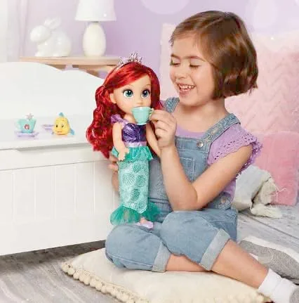 Vista 3 de Disney Princess Doll Tea Time (Ariel & Flounder)