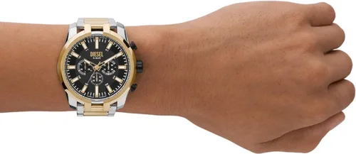 Vista 5 de Diesel Reloj de cuarzo cronógrafo de acero inoxidable dividido para hombre