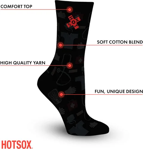 Vista 2 de Calcetines largos abrigados para mujer de fantasía, informales