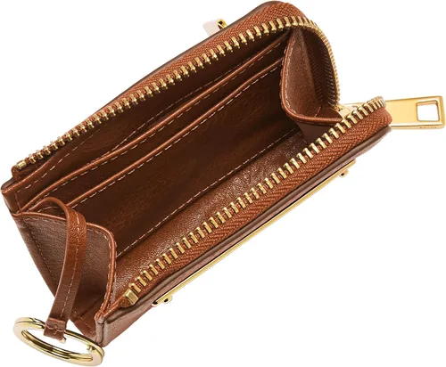 Vista 2 de Fossil Cartera Liza de piel con cremallera L para mujer