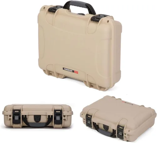Vista 3 de NANUK 910 Estuche rígido impermeable con inserto de espuma para DJI Mini SE Fly More Kit - Tan (910-MAVMSE0)