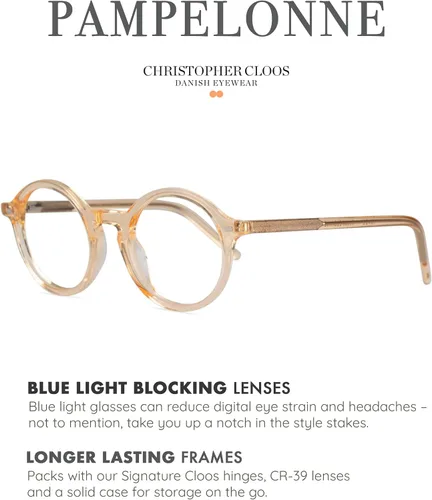 Vista 2 de Christopher Cloos - Pampelonne - Gafas de luz azul de diseño danés para hombres y mujeres