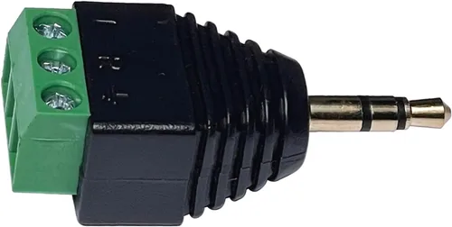 Vista 6 de Adaptador de terminal estéreo TRS macho a tornillo de 0.1 in, paquete de 4