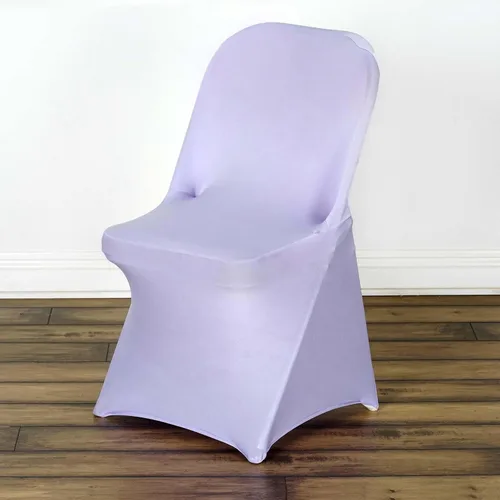 Vista 22 de Efavormart - Funda para silla plegable elástica de elastano, ajustable, para cenas, eventos, bodas, fiestas, banquetes, catering, color beige