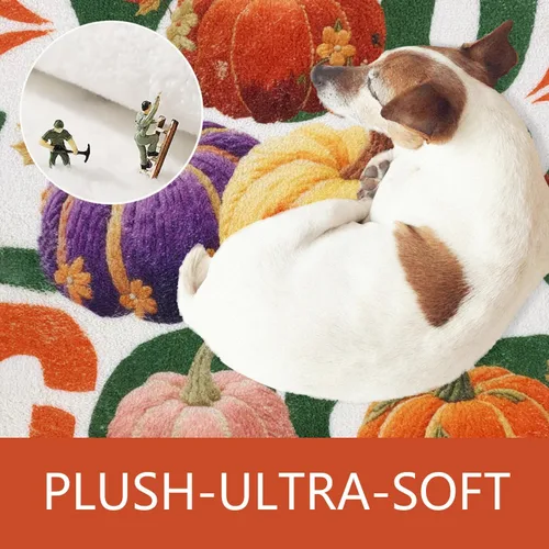 Vista 4 de SHIYUE You Look Good - Alfombra de baño divertida y bonita alfombra de baño con diseño de calabaza de otoño, suave, absorbente de agua