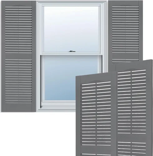 Vista 10 de Persianas estándar exteriores de vinilo para ventanas Borgoña