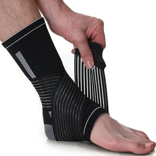 Vista 11 de NeoTech Care Tobillera ajustable (gris, talla M, 1 par)